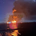 Σε εξέλιξη η επιχείρηση κατάσβεσης της φωτιάς στο   πλοίο Olympia 