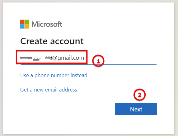 How To Create a Microsoft Account With a Gmail Email