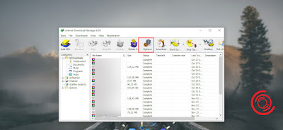 Silakan kalian buka IDM lalu pilih menu Options