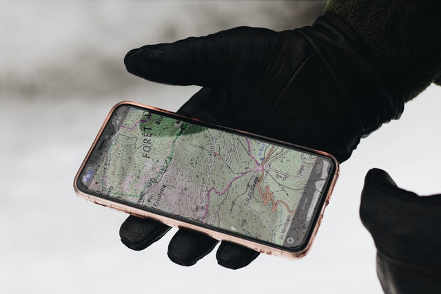 Orientation en randonnée d'hiver - GPS