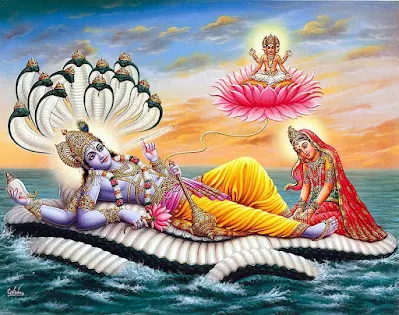 Lord Vishnu in cheersagar- Shri kainchi dham