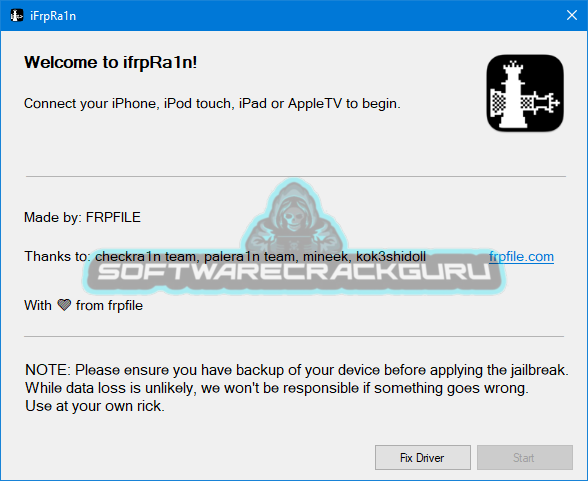 ifrpRa1n - The Best Tool for Jailbreaking iOS 15.x - 16.x on Windows in 2023