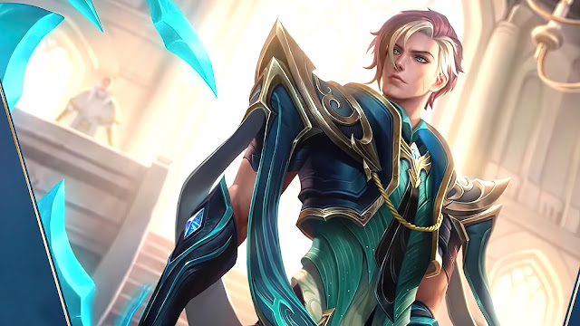 aamon night's edge skin wallpaper hd mobile legends