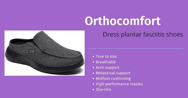 Ortho comfort dress shoes for plantar fasciitis