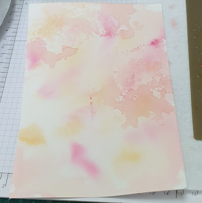 Watercolour smooshing