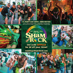 Promo code SDVILLE saves on tickets to San Diego's ShamROCK St. Paddy's Day Festival on March 16!