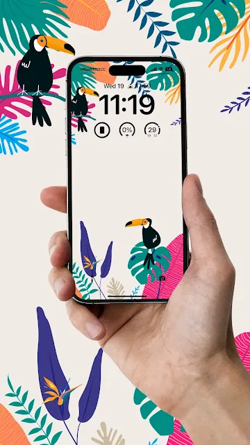 Tropical Background | Wallpaper for Phone