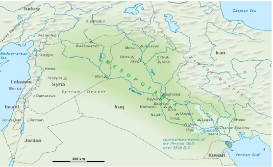 Mesopotamia Map