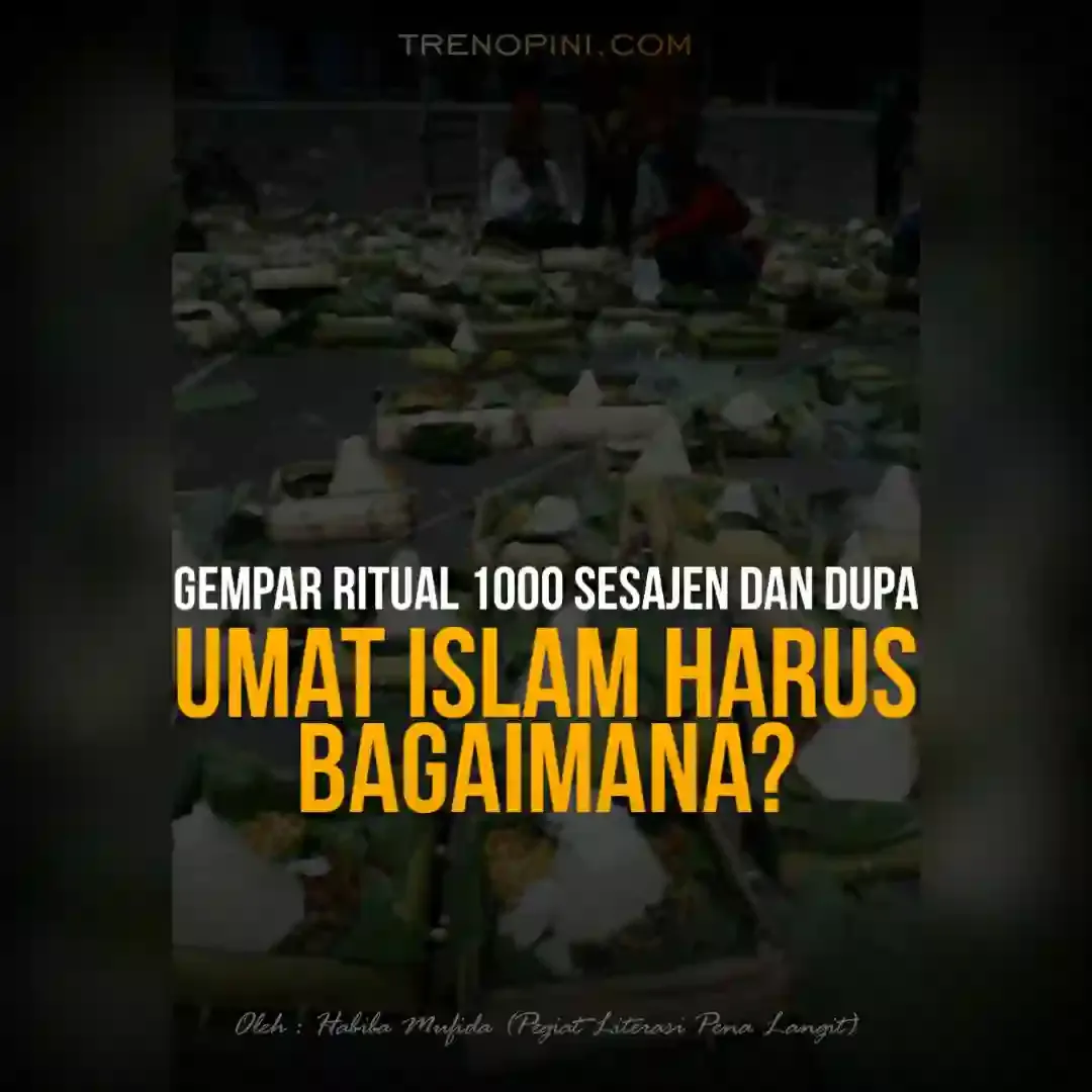 Ramai menjadi perbincangan, adanya acara ritual 1000 sesajen dan dupa yang diadakan di balai kota Malang, pada malam tanggal 22 Januari 2022. Sebagian masyarakat merasa khawatir dengan acara tersebut terutama di kalangan umat Islam, sebagian justru mengapresiasi. Berkembang pula info yang menyatakan bahwa acara ini adalah sebagai wujud perlawanan atas sikap yang intoleran dari seorang muslim yang melempar sesajen oleh HF di Semeru yang terjadi beberapa hari sebelumnya. Acara lintas agama ini diharapkan mampu memelihara keberagaman dan memupuk toleransi di Indonesia. Pasalnya setelah kejadian HF, toleransi di Indonesia seolah terciderai.