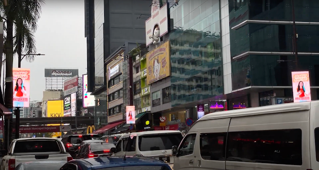 Jalan Bukit Bintang Malaysia KL LED Panel Advertising