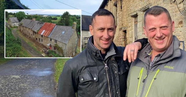 Gay Couple who couldn’t afford house in UK buy entire village in France (photos)