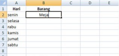 Cara Membuat Data-data Otomatis Di Microsoft Excel