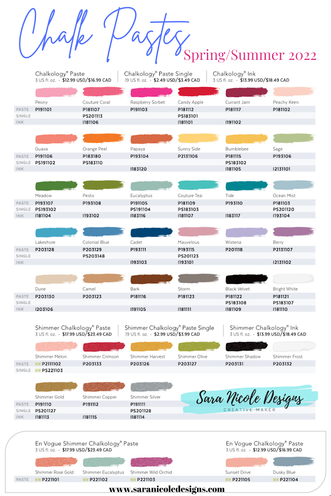 Chalkology® Paste Palette Pack Sale – TALK CHALK{Y} to ME