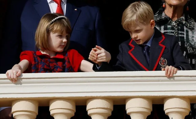 Princess Caroline of Hanover, Prince Albert, Prince Jacques and Princess Gabriella