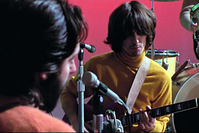 George Harrison y Paul McCartney enero 1969