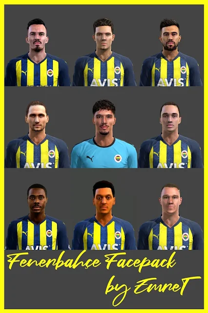 Fenerbahçe Facepack 2022 For PES 2013