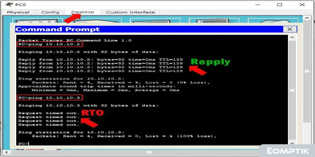 Cara Konfigurasi VLAN di Cisco Packet Tracer Dengan 1 Switch