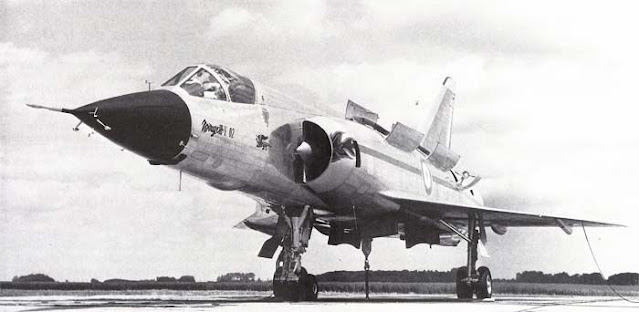 Mirage IIIV 02 Tethered flight