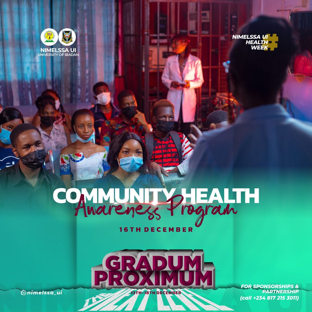 NIMELSSA UNIVERSITY OF IBADAN HEALTH WEEK 2021