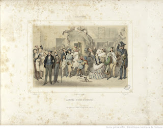 Название :  Eaux-Chaudes - Arrivée d'une diligence Автор  :  Montaut, Henri de (1829-1889). Fonction indéterminée