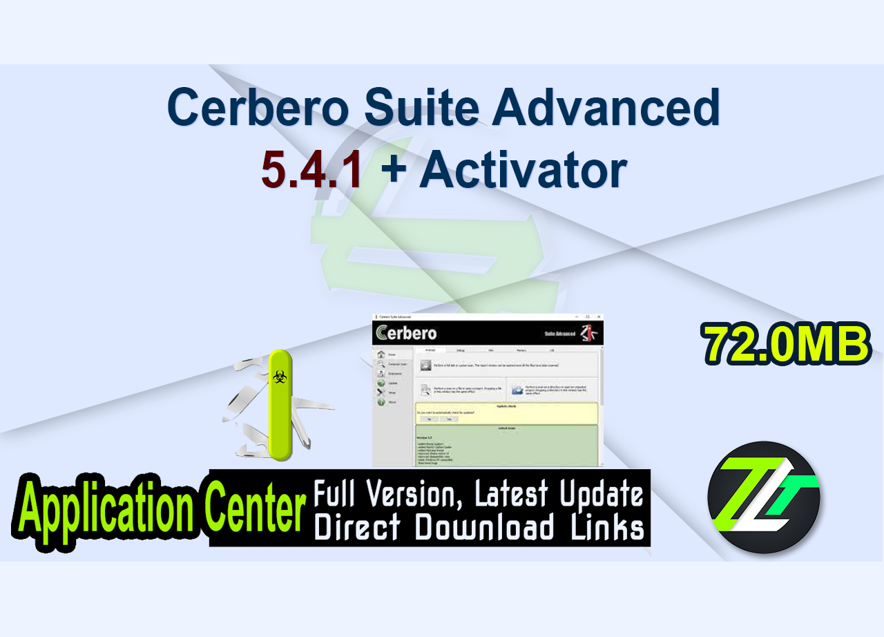 Cerbero Suite Advanced 5.4.1 + Activator