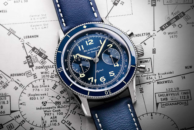 Blancpain - Air Command Flyback Chronograph Blue Dial