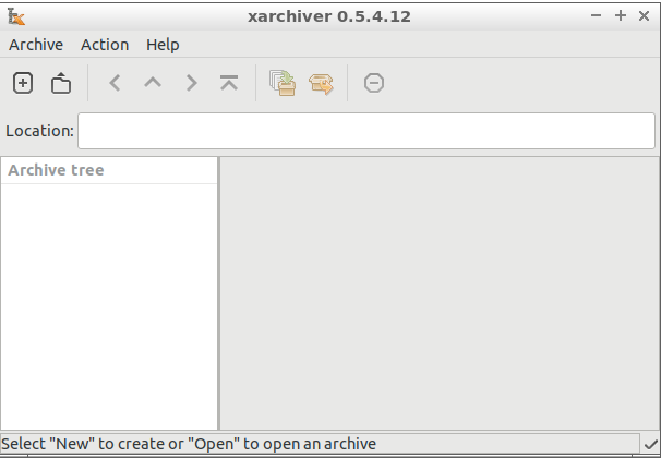 xarchiver-user-interface