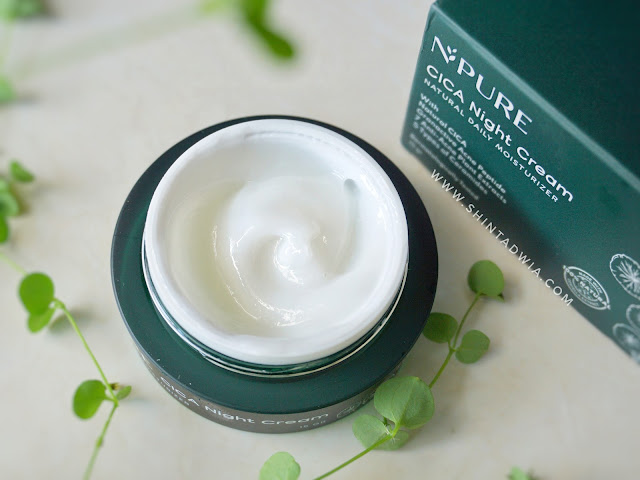 Review N'PURE Cica Night Cream