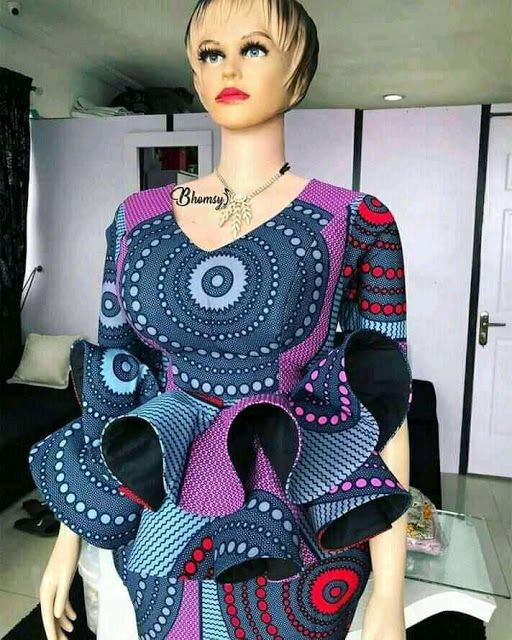 Ankara Blouse Styles for Pregnant Women