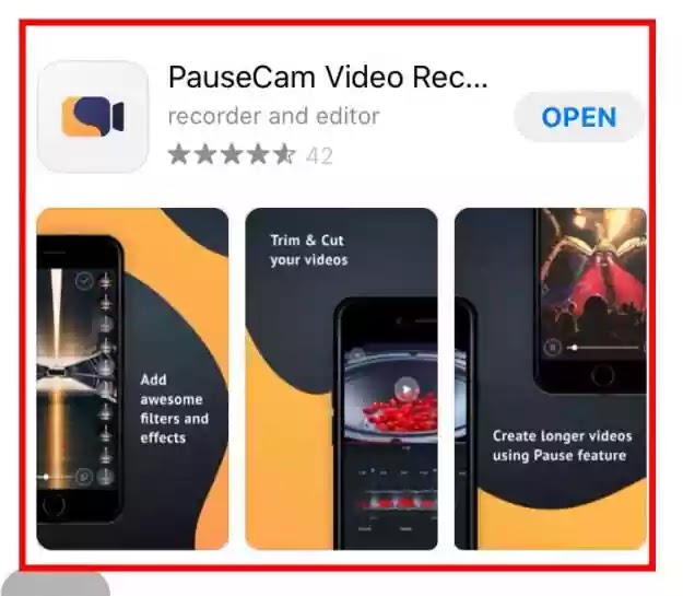 إيقاف واستئناف تسجيل الفيديو على iPhone