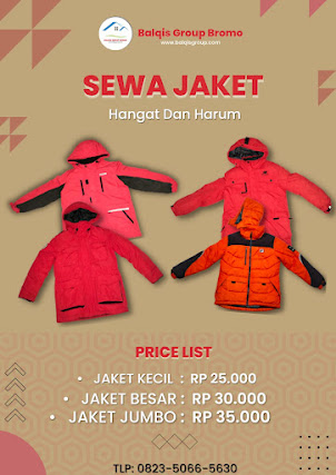 SPECIAL PROMO SEWA JAKET BROMO