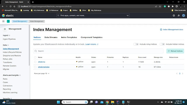 kibana index management