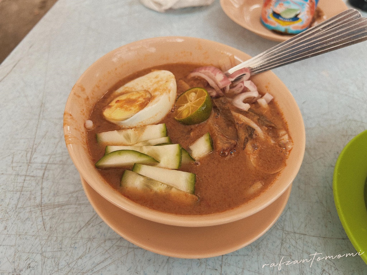 Laksa dan ABC - Gerai White Canopy