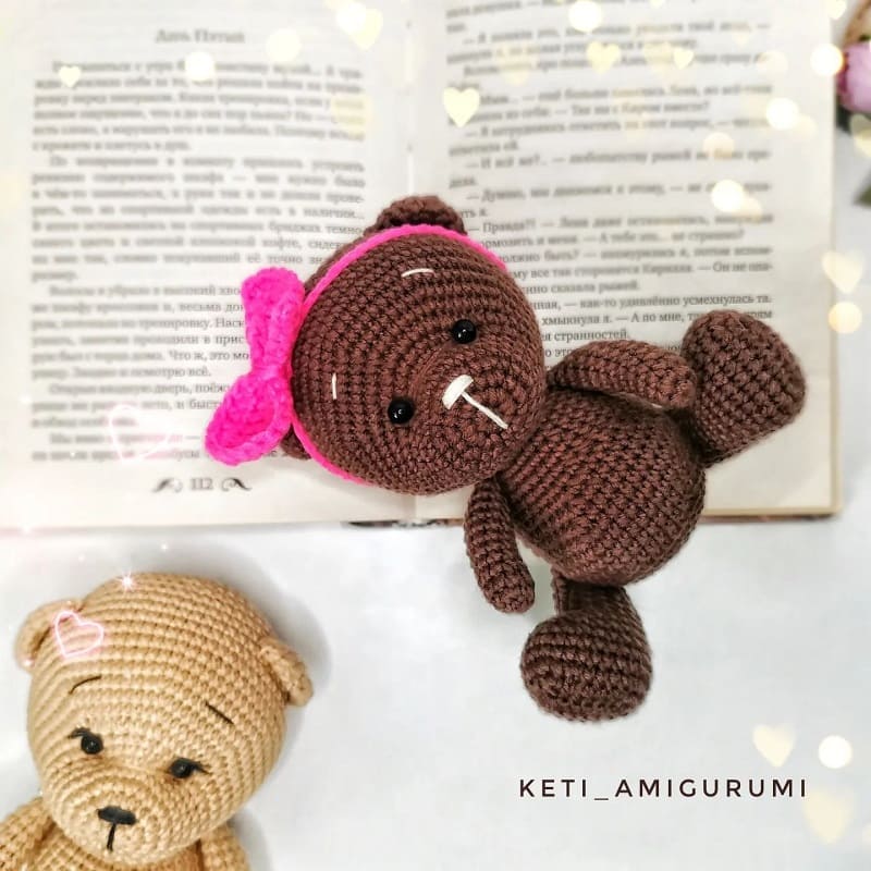 Crochet sweet bear amigurumi