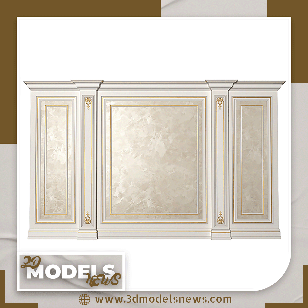 Wall paneling Decorative plaster Model