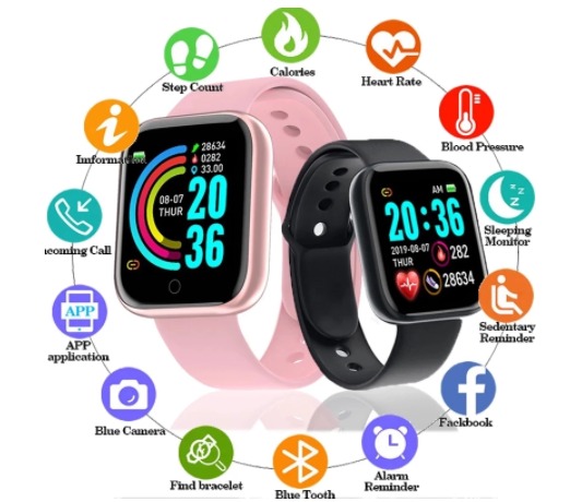 D20 Esporte Relógios Inteligentes Para o Homem Mulher presente Digital Smartwatch.