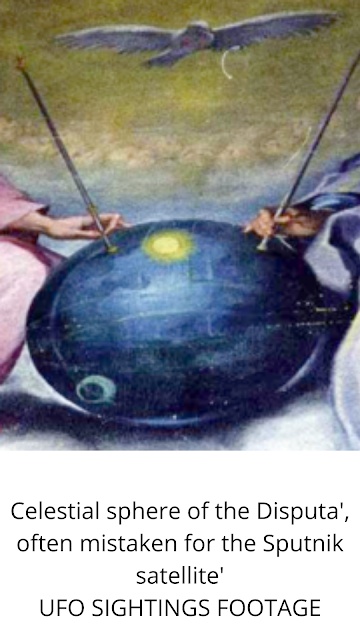 Sputnik like UFO in ancient artwork.