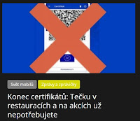 Konec certifikátů: Tečku v restauracích a na akcích už nepotřebujete - AzaNoviny