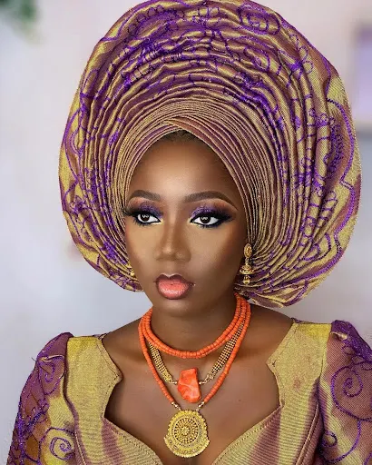 Latest trending Gele styles for Nigerian weddings | Melody Jacob