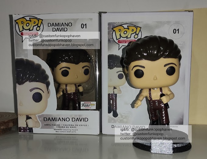 Måneskin Damiano David Custom Funko Pop 