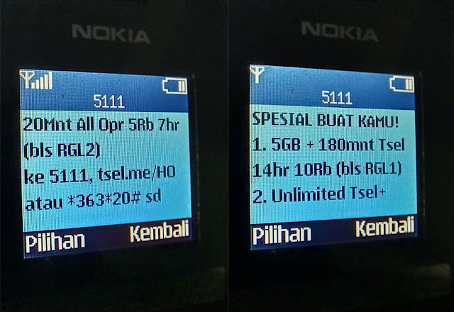 Nelpon Unlimited Telkomsel 5 Ribu 5 GB