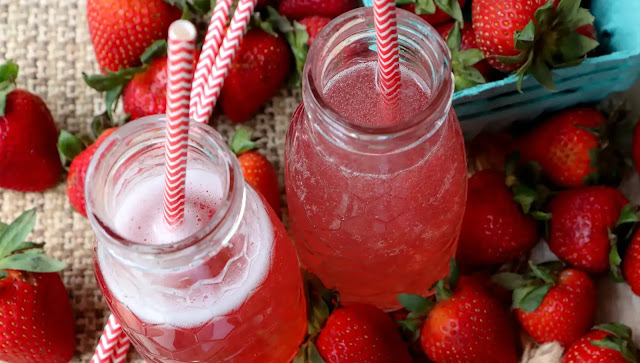 3. Homemade strawberry soda