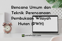 Rencana Umum dan Teknik Perencanaan Pembukaan Wilayah Hutan (PWH)