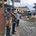 Bupati Tinjau Tumpukan Sampah di Pasar Glugur