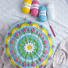 Peace Garden Cushion (Crochet Pattern)