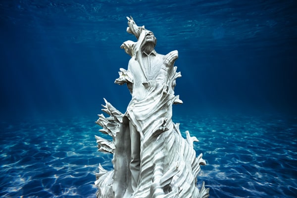 NEXT STAGE OF MUSEUM OF UNDERWATER ART UNVEILED IN SPECIAL ON-LAND EXHIBITION