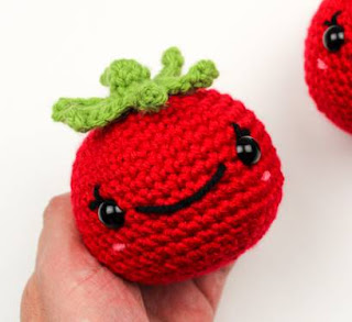 PATRON GRATIS TOMATE AMIGURUMI 47007 🍅