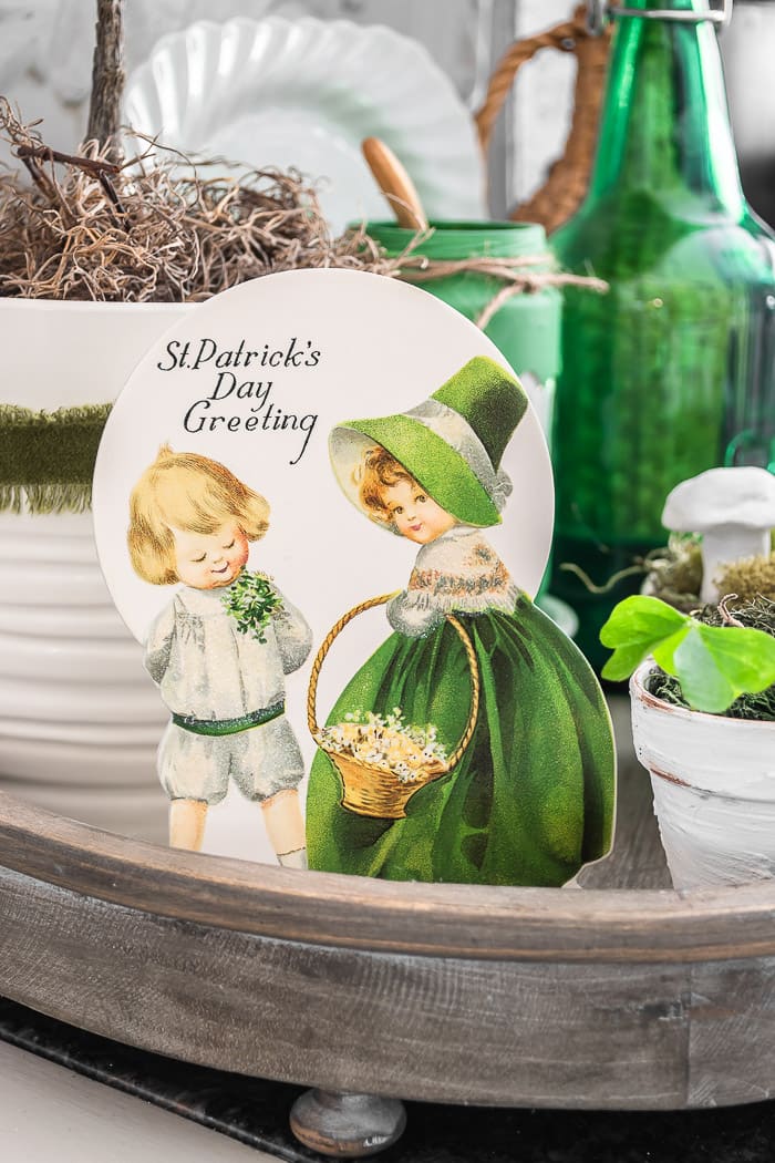 vintage St Patricks day postcard