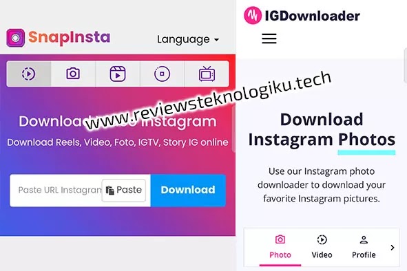 cara mengunduh foto di instagram tanpa aplikasi