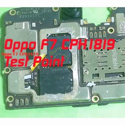 Oppo F7 CPH1819 Test Point
